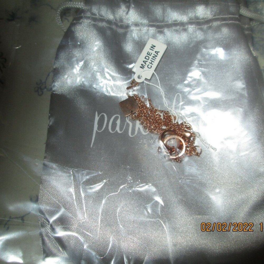 PARKLANE ICONIC TWO RING NECKLACE NIB